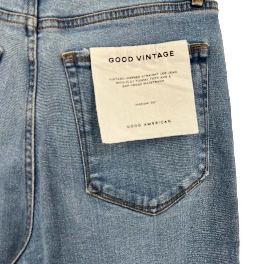 Good American Good Vintage Low Natural Fray Sz 6 - Picture 5 of 9